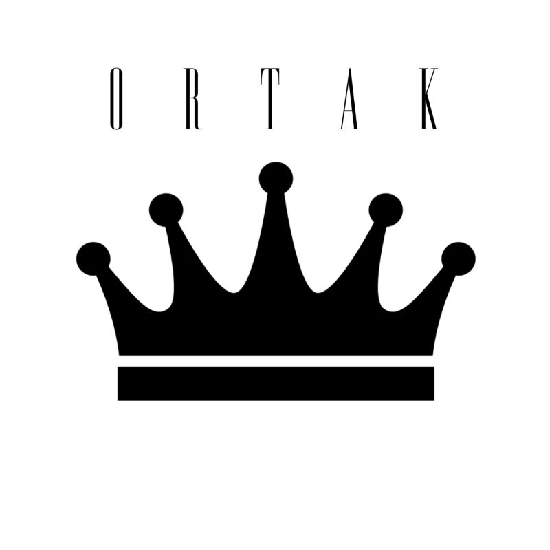 Logo Ortak avec couronne