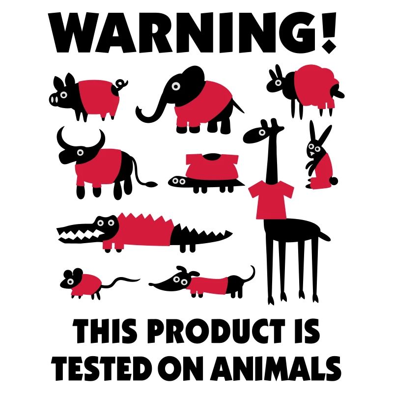 Warning this product is tested on animals 3Clr