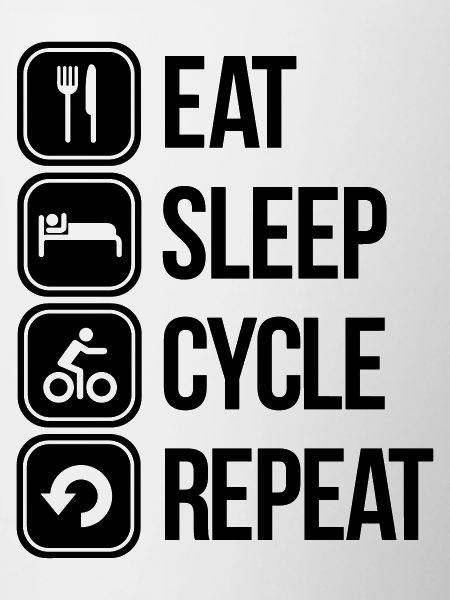 eat sleep cycle repeat