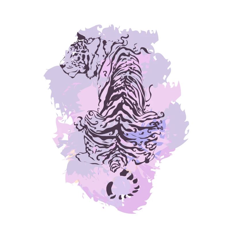 Tiger purple