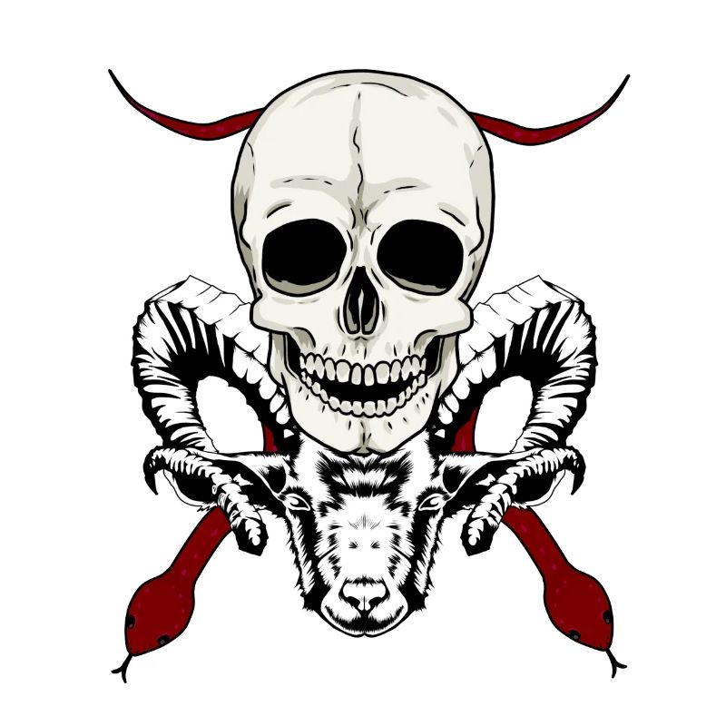 Teufel Satan satanisch Dämon teuflisch Schädel