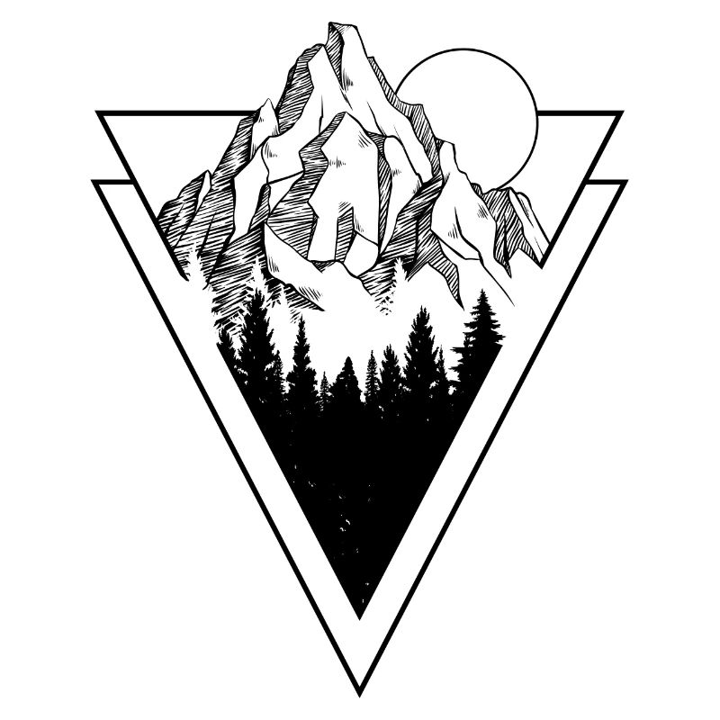 Mountain sketch