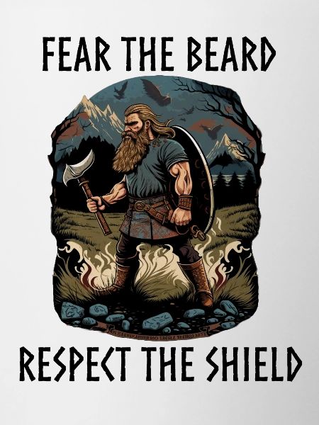 Viking with axe and shield
