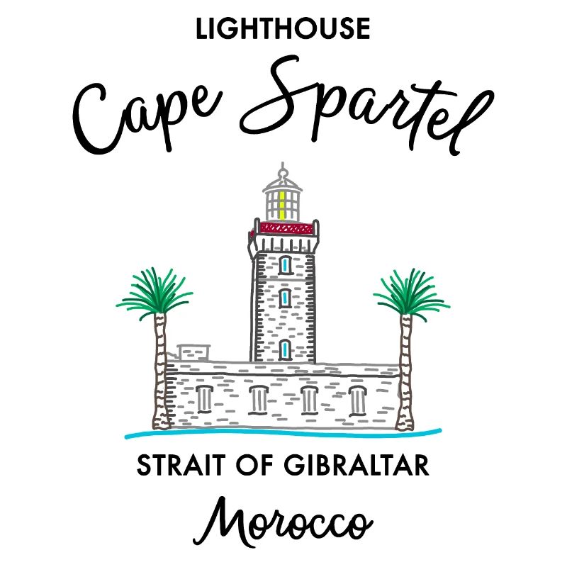 Maroc, Phare du Cap Spartel, Gibraltar