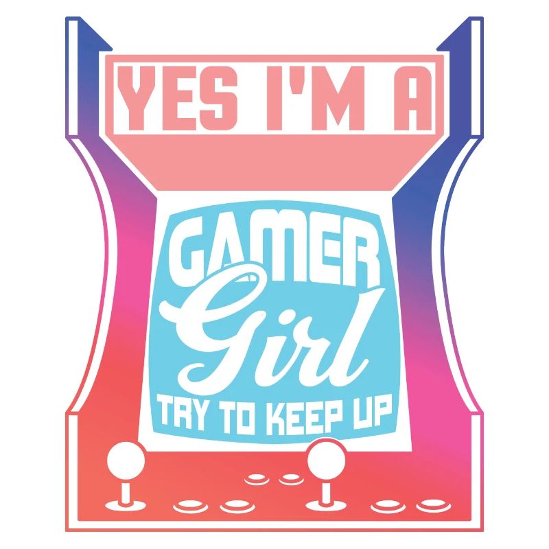 Ja, ich bin ein Gamer-Mädchen, das versucht, Schritt zu halten, Spiele lustig