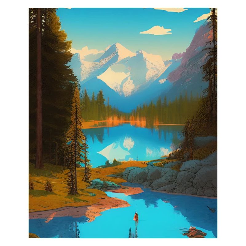 Paysage nature forêt