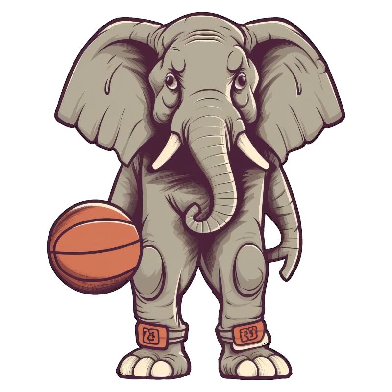 Basketball Elefant
