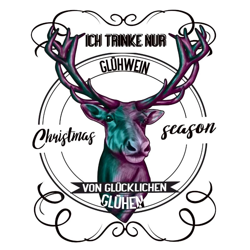 Saison de Noël – Design de la chasse au cerf