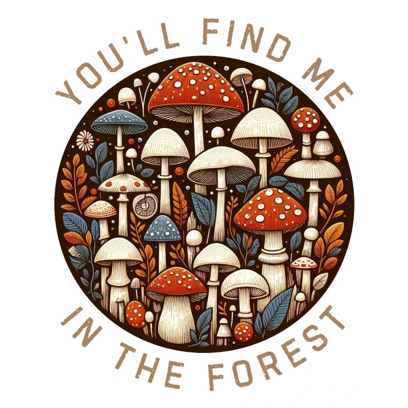 Les champignons, vous me trouverez dans la forêt
