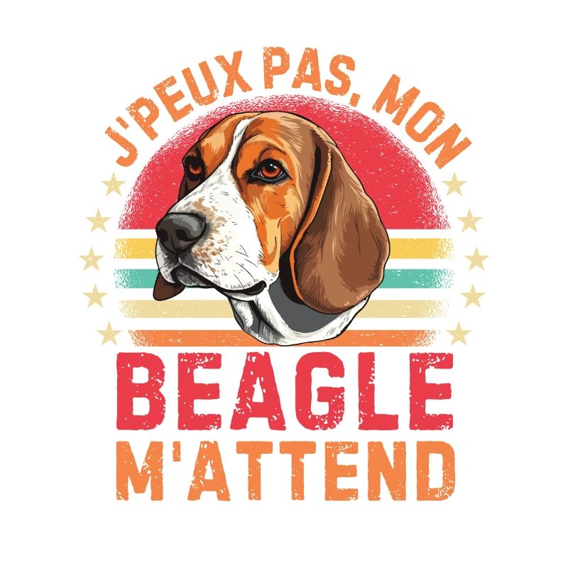 Chien de race beagle