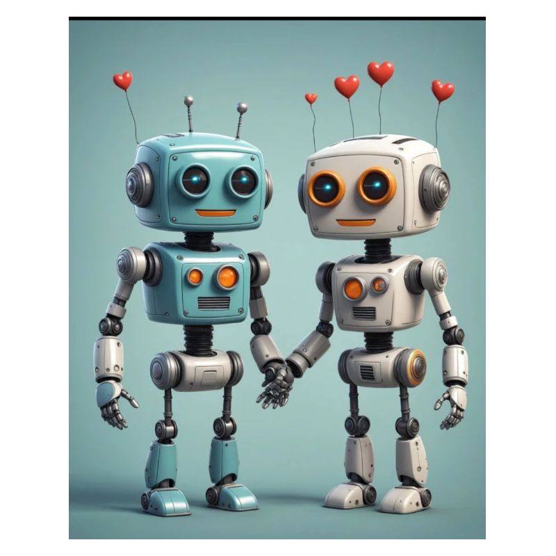Roboter Pärchen