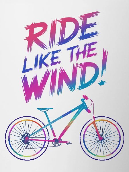 Vibrant Windsurf Bicycle Illustration