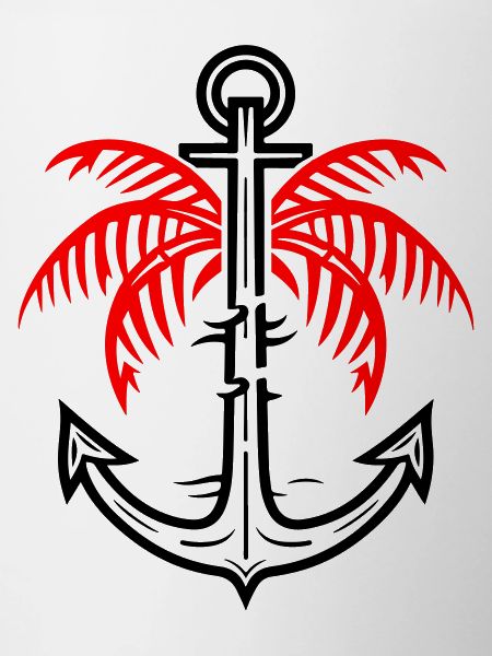 Palm Tree Anchor Icon