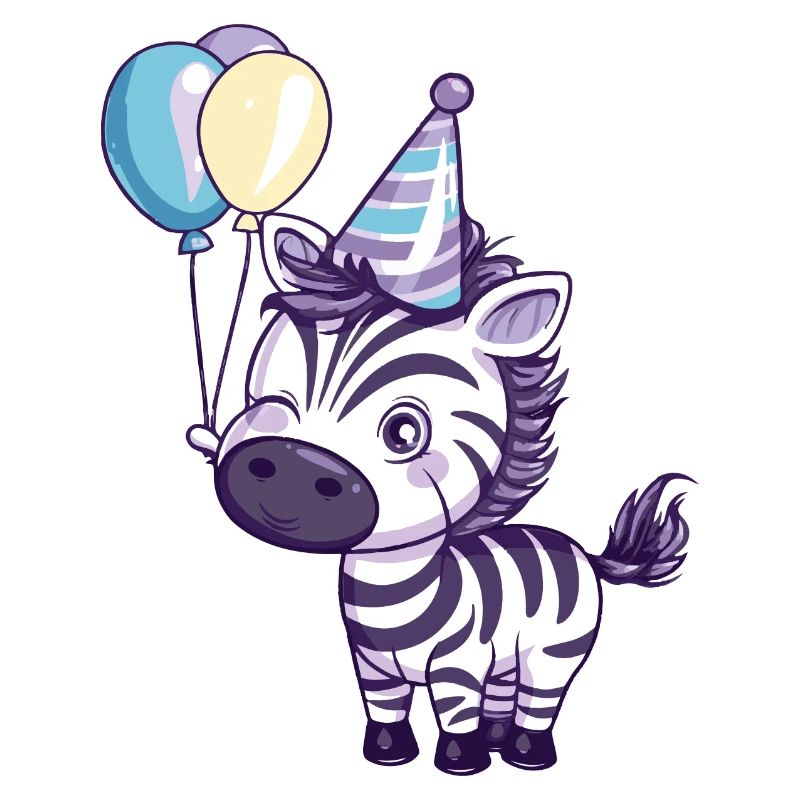 Zebra Geburtstag Comic