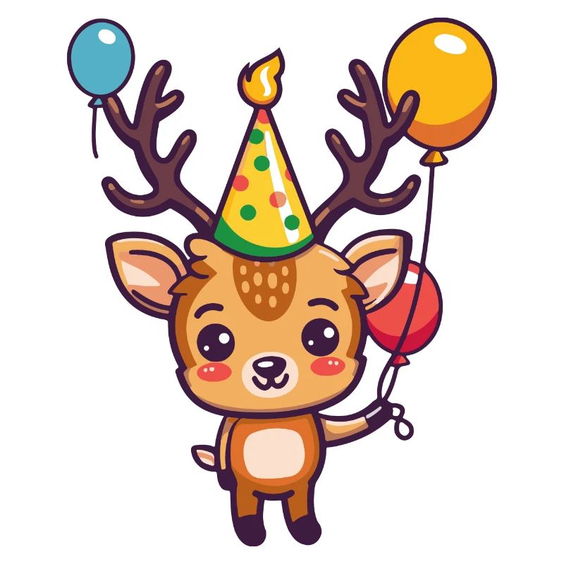Bande dessinée d’anniversaire de cerf