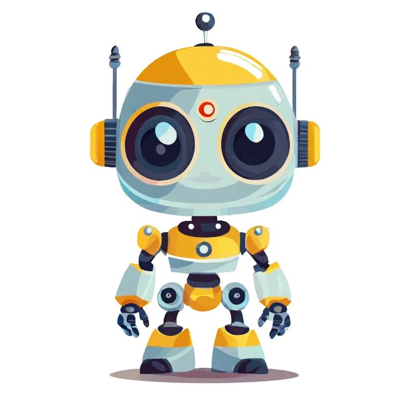 Ein niedlicher Roboter