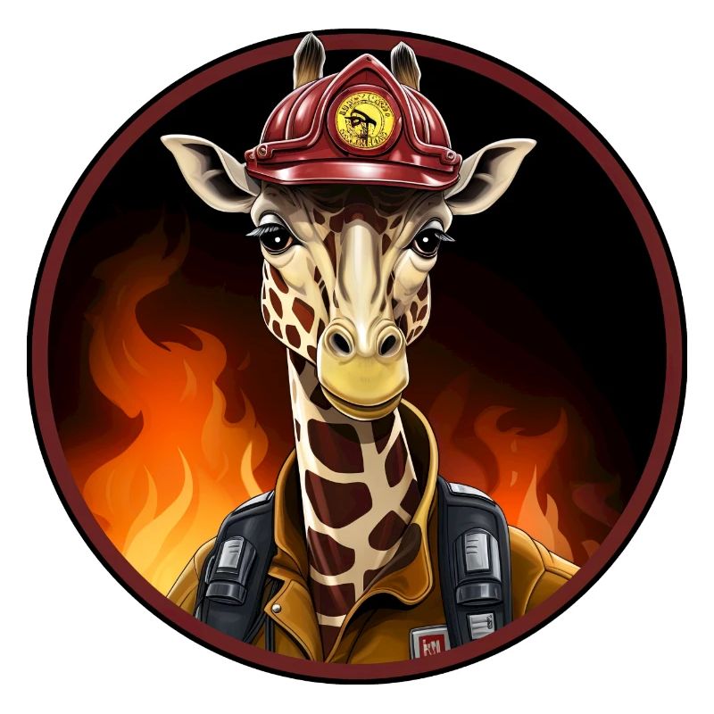 Firefighter Giraffe