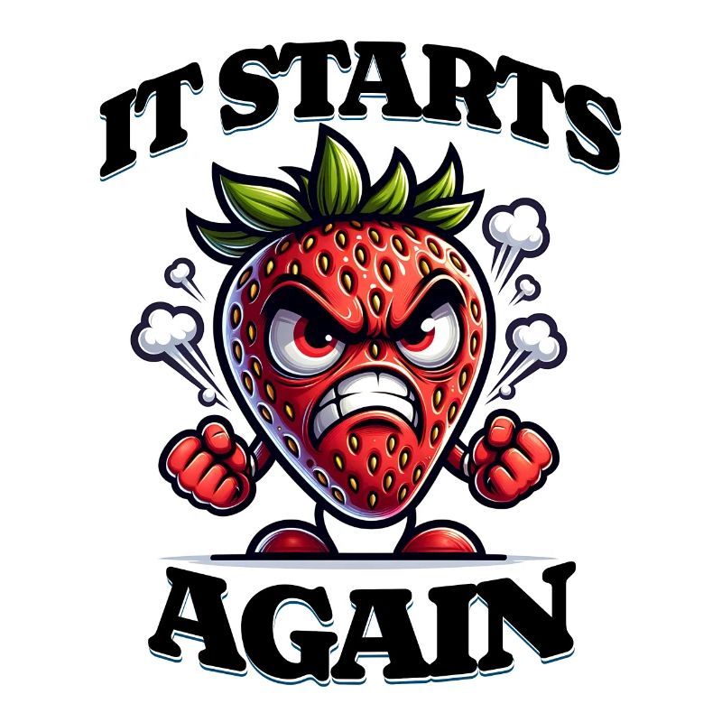 It Starts Again Periode Menstruation Erdbeerwoche