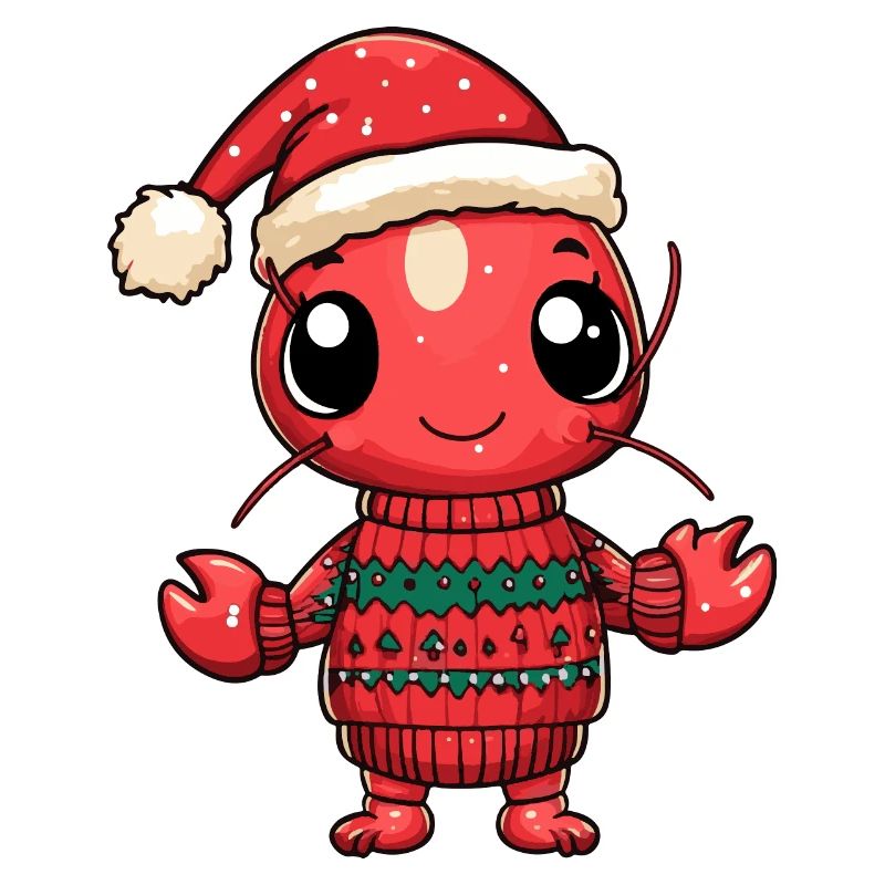 Lobster Crab Christmas Comic