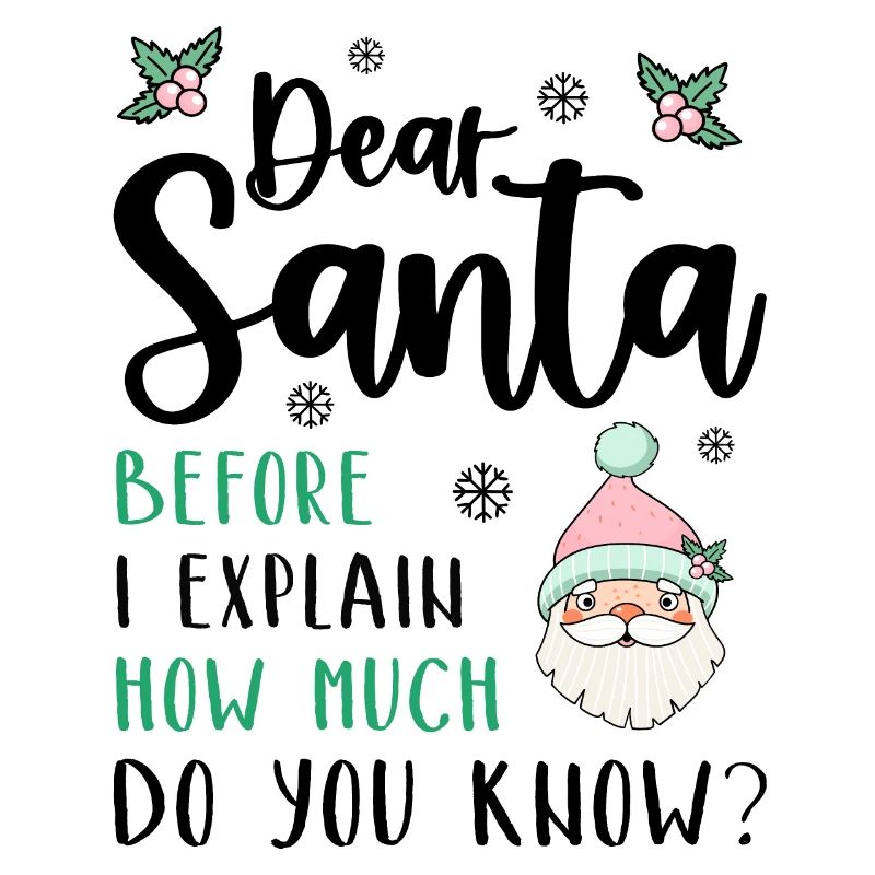 Cher Père Noël, avant que je vous explique, Que savez-vous ?
