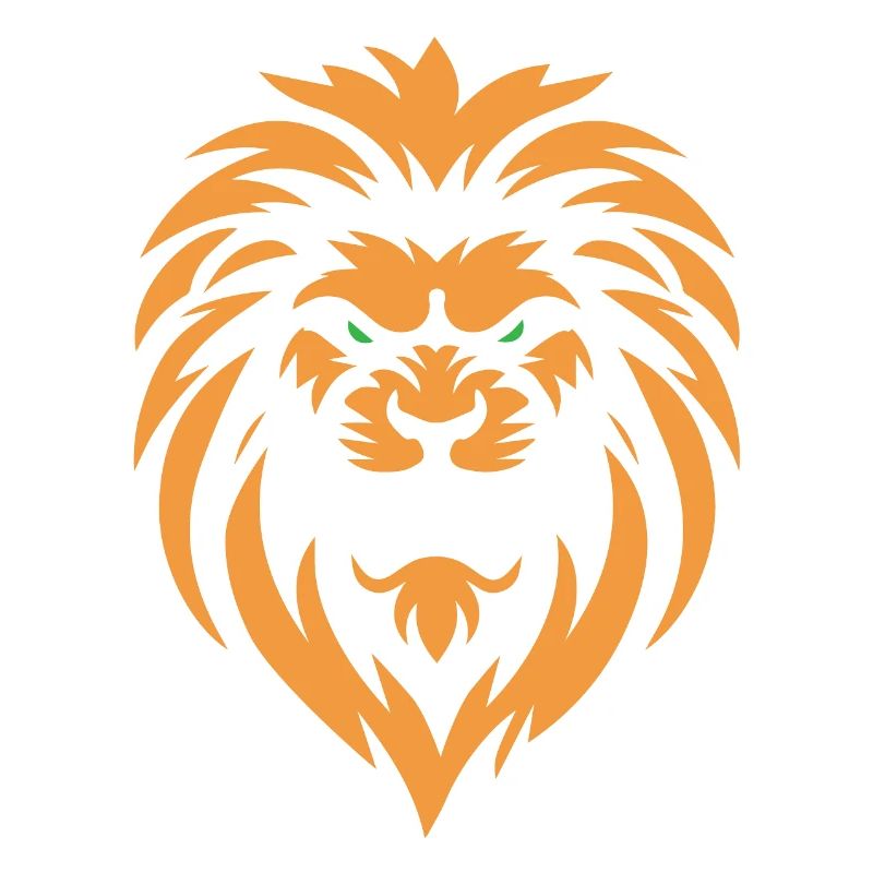 Lion en colère