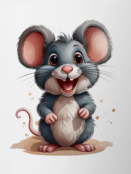 Cute Crazy Mouse