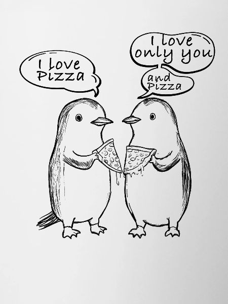 J’adore Pizza Penguins