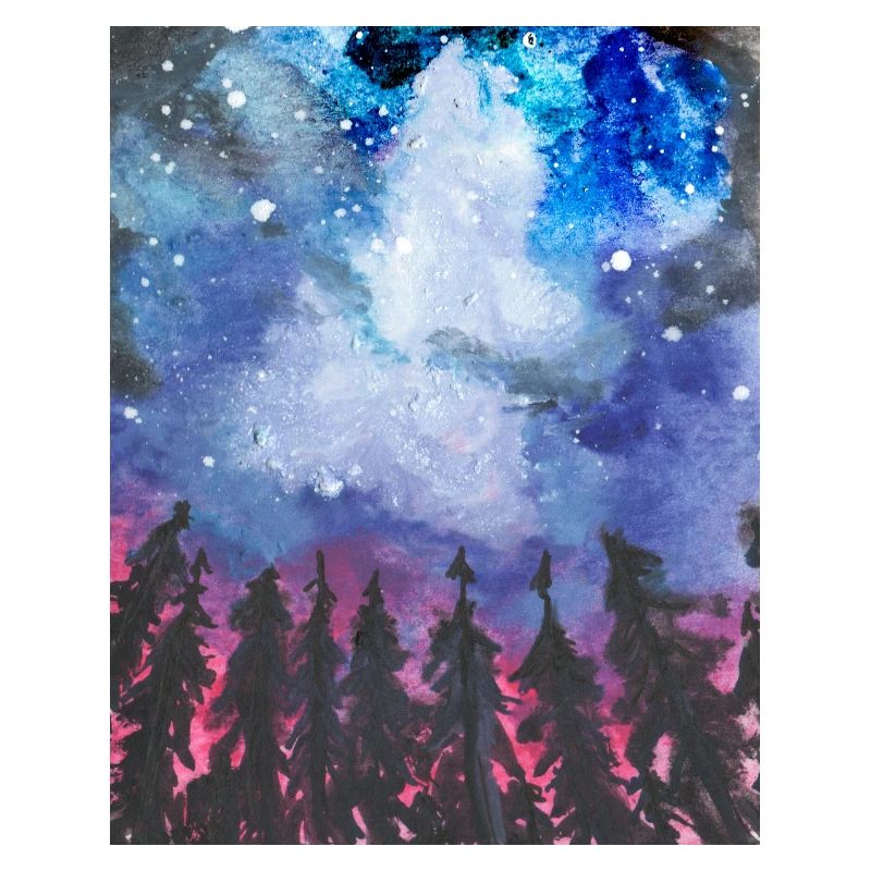 Forêt la nuit