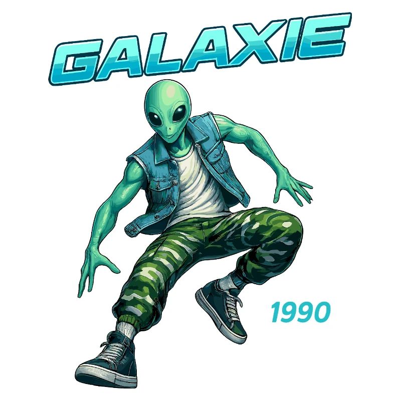 Galaxy 1990 Alien Retro Look
