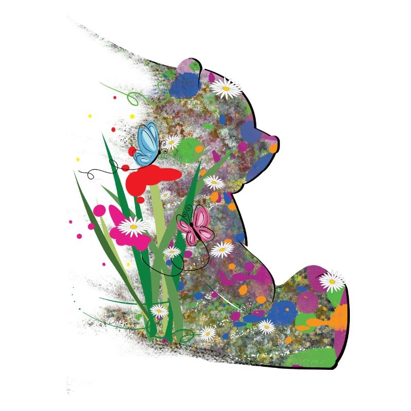 Ours, Été, Abstrait, Papillon