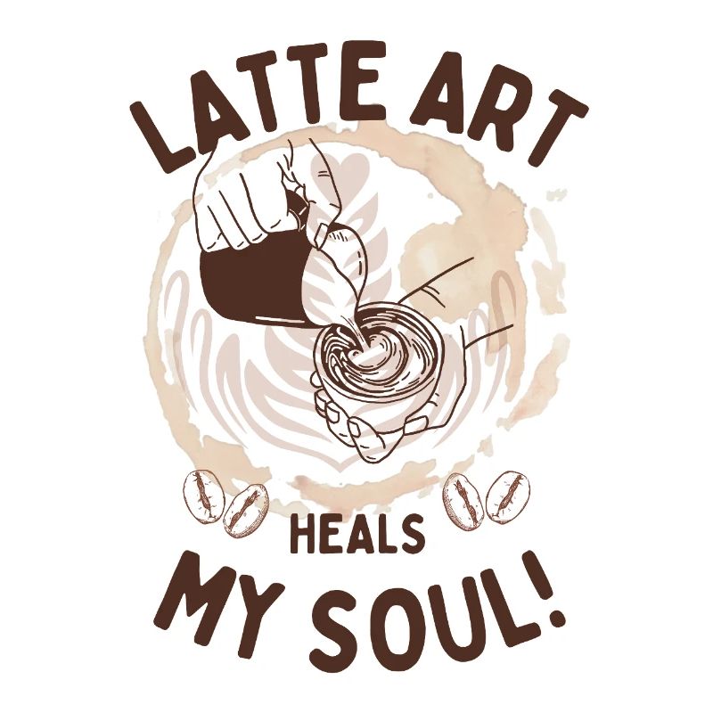 Latte Art guérit mon âme – Conception de café barista