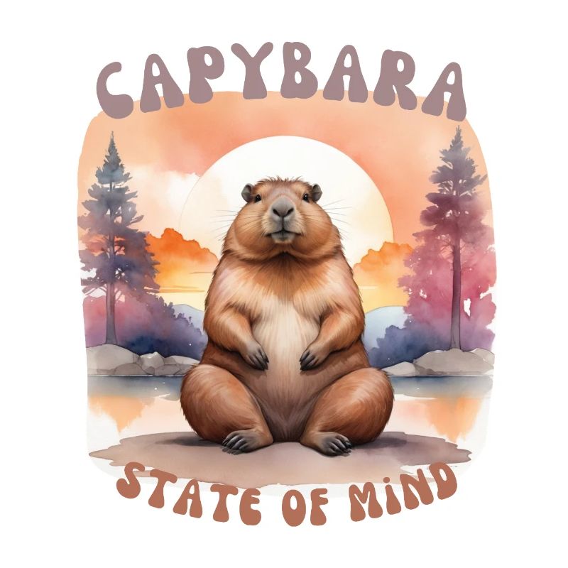 Capybara State of Mind – Chill & Calm Design
