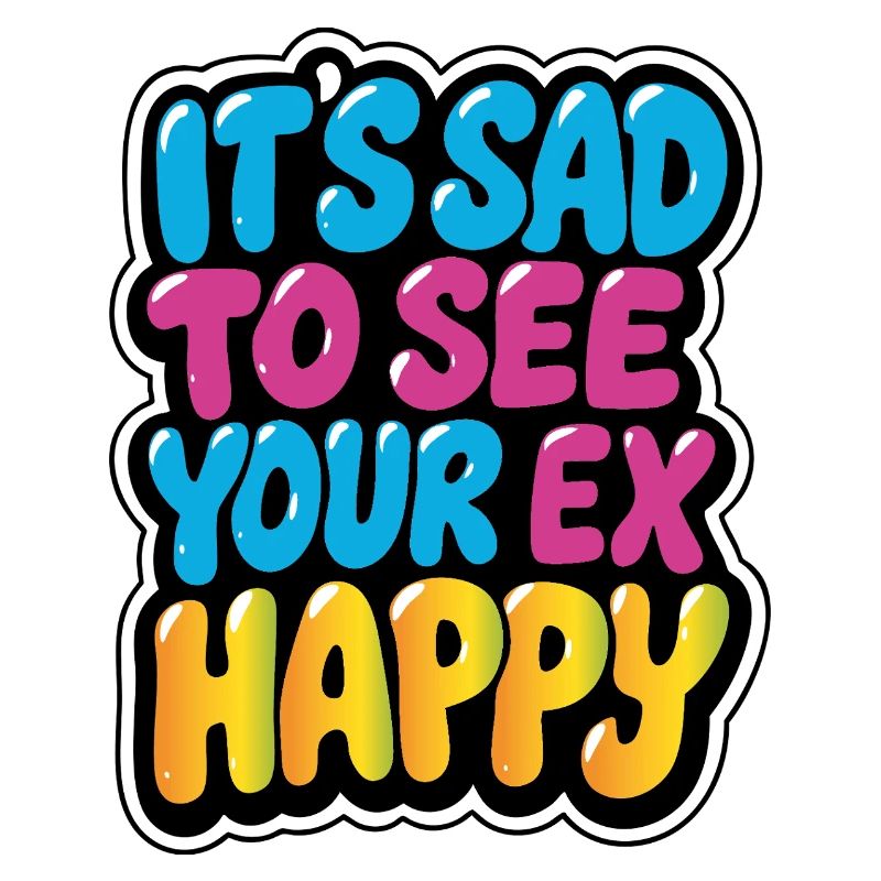 Coloré Triste à Heureux Ex Meme Design