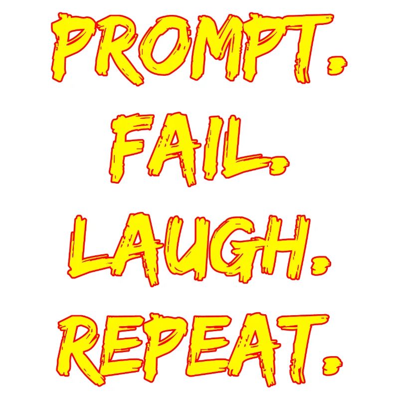 PROMPT. ÉCHOUER. RIRE. RÉPÉTER.