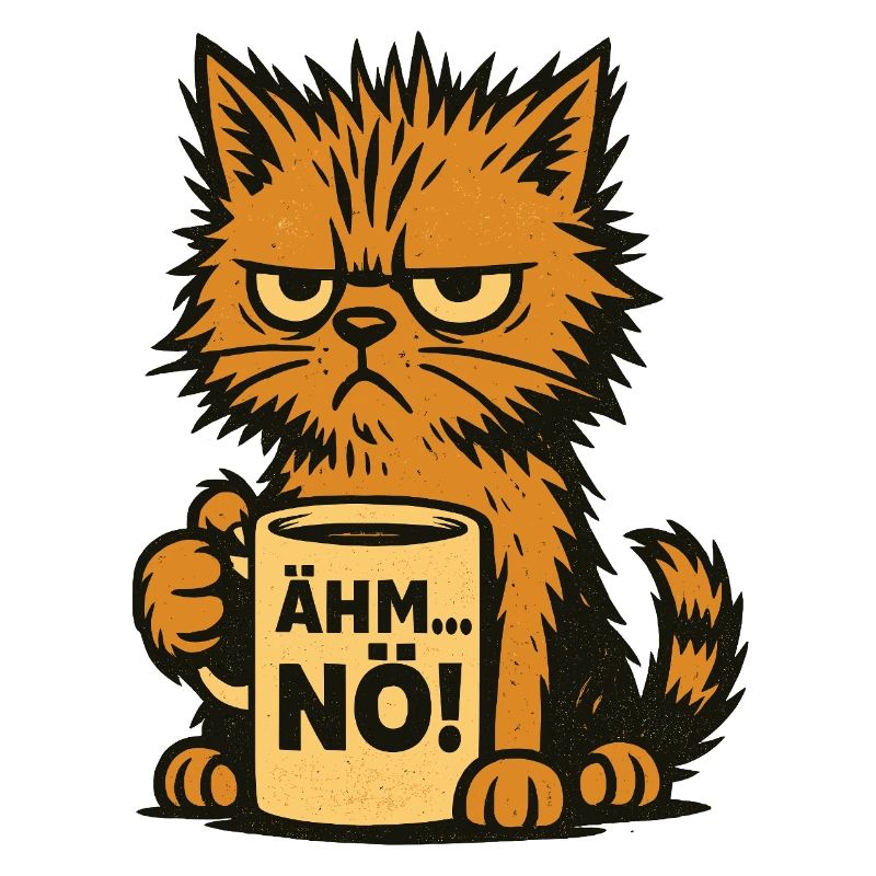 Coffee Mug – Um, Nope – Cat Design
