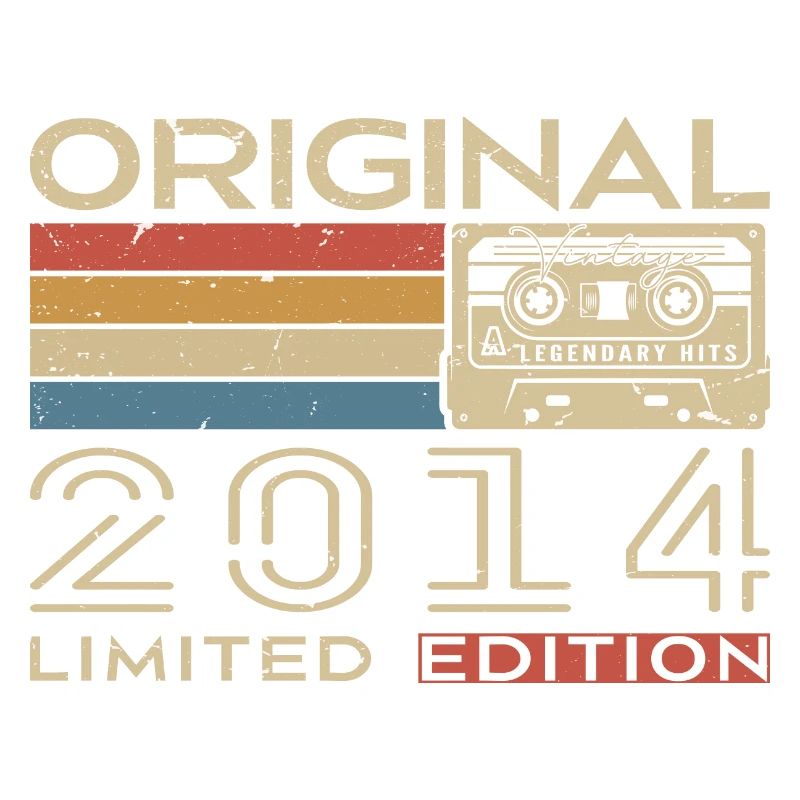 Retro 2014 Anniversary Gift 2014 - Vintage 2014