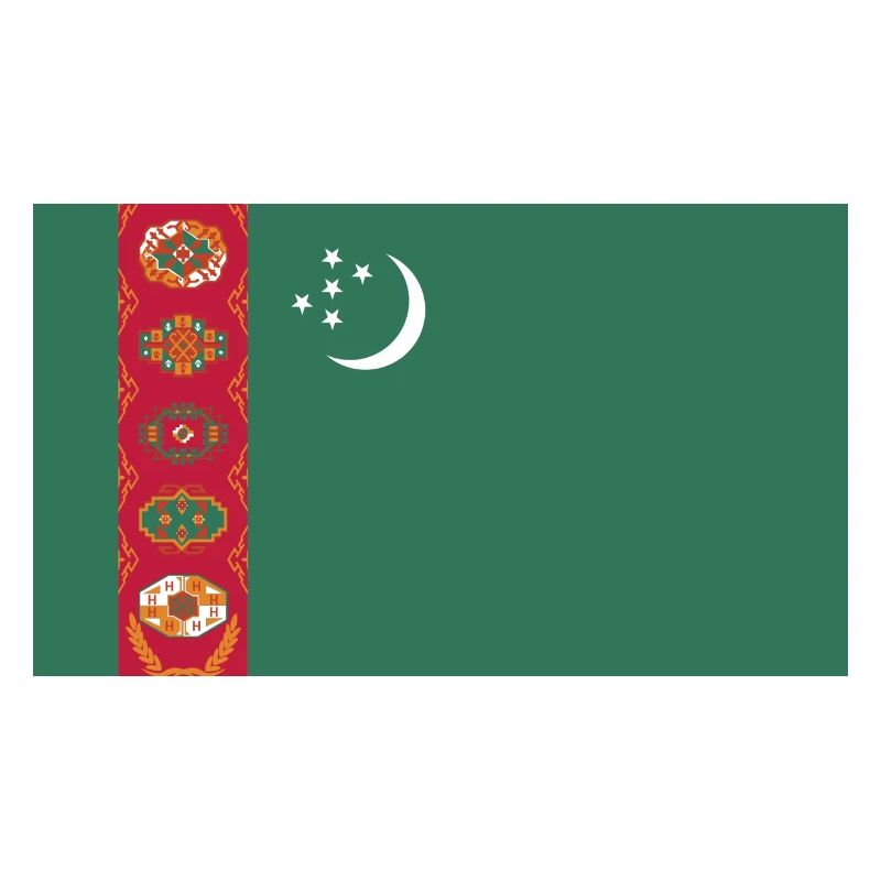 Turkmen flag