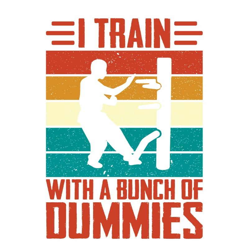 I train with a bunch of dummies Wing Chun
