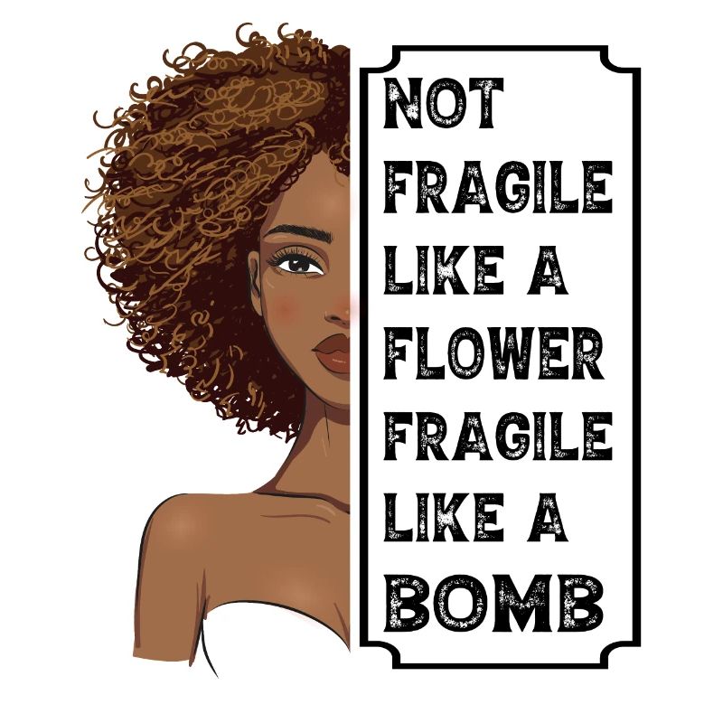 Nicht zerbrechlich wie eine Blume, zerbrechlich wie eine Bombe