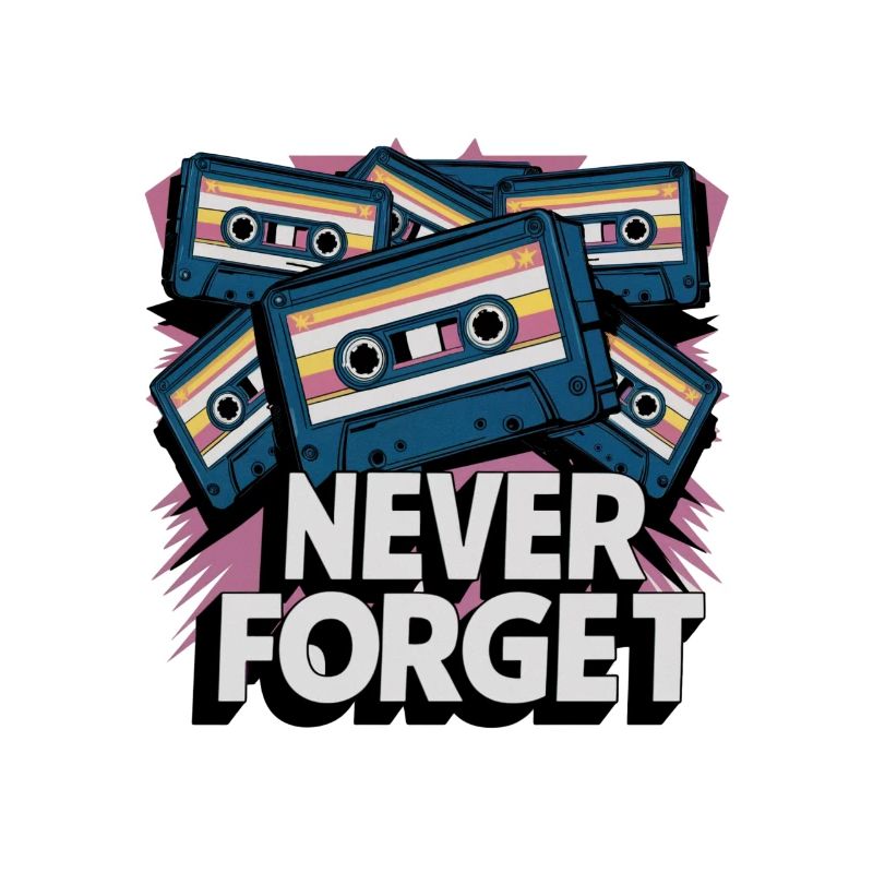 Never forget retro cassettes