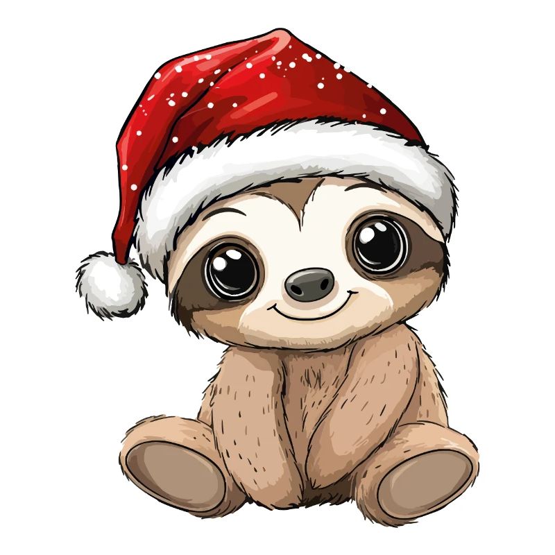 Sloth Christmas Cute Cute Christmassy