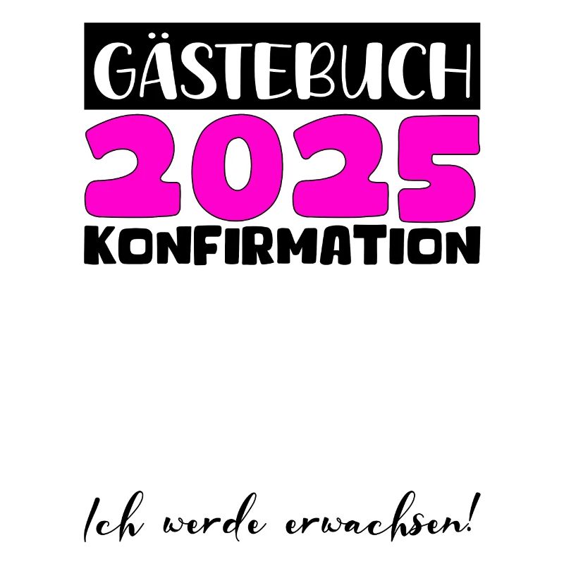 Konfirmation 2025 Gästebuch Deko Mädchen Jungen
