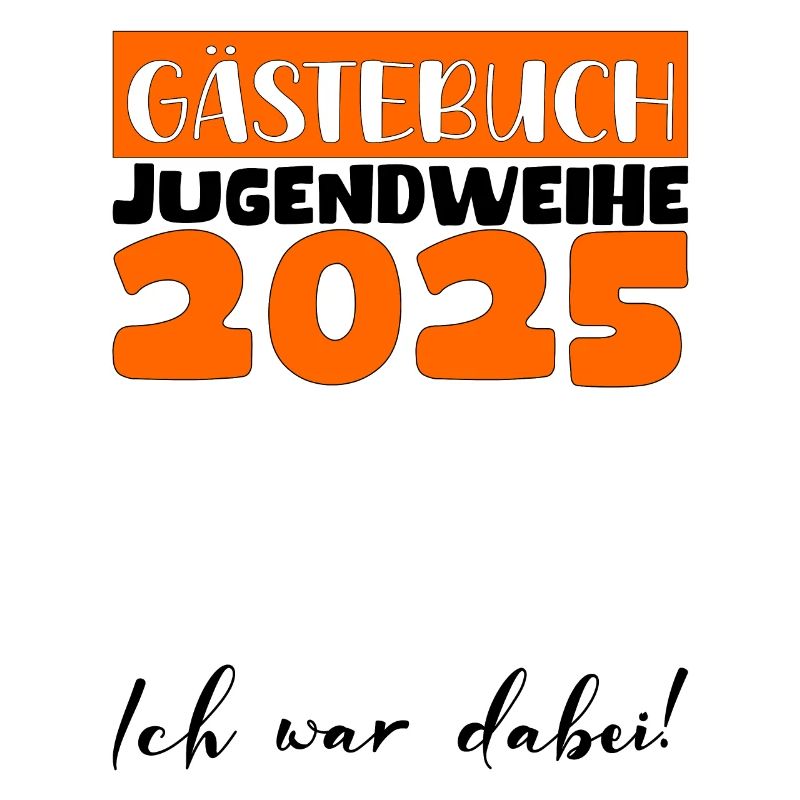 Jugendweihe 2025 Gästebuch Geschenk Mädchen Jungen