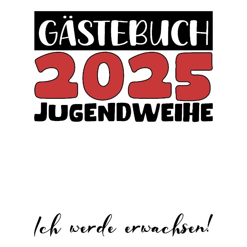 Jugendweihe 2025 Gästebuch Geschenk Mädchen Jungen