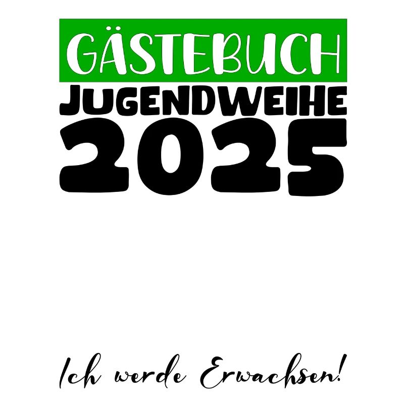 Jugendweihe 2025 Gästebuch Geschenk Mädchen Jungen