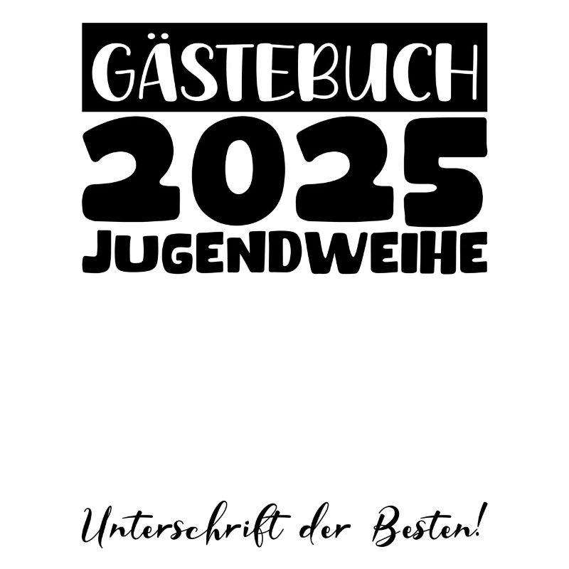 Jugendweihe 2025 Gästebuch Geschenk Mädchen Jungen