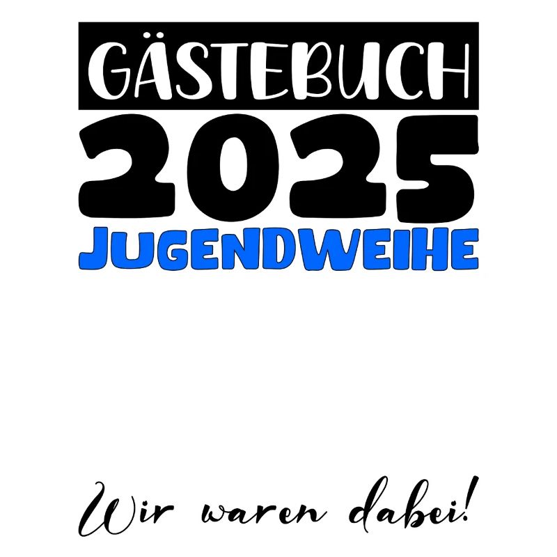 Jugendweihe 2025 Gästebuch Geschenk Mädchen Jungen