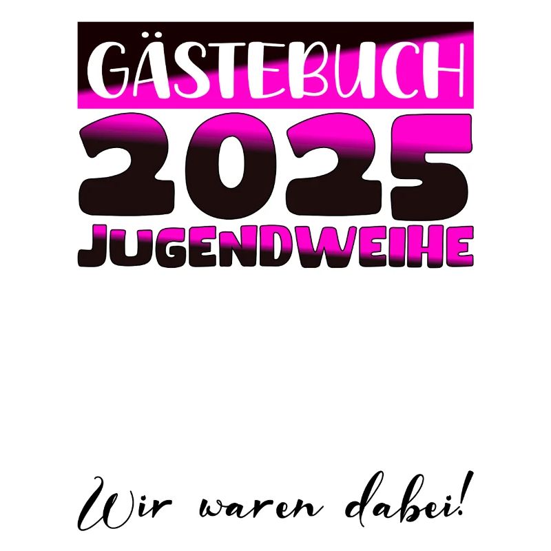 Jugendweihe 2025 Gästebuch Geschenk Mädchen Jungen