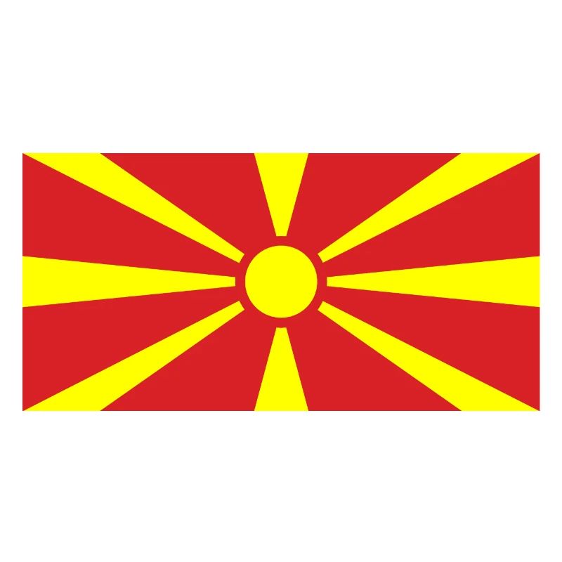 Drapeau de la Macédoine