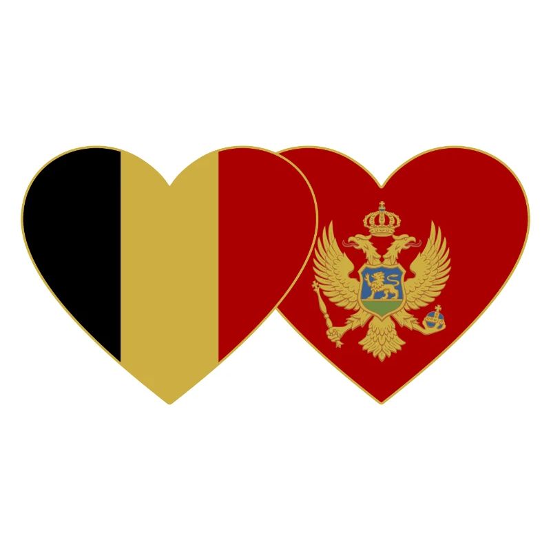 Belgique Drapeau du Monténégro